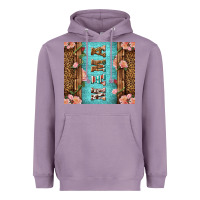 Lavender Western Mama Pink Roses Heavyweight Hoodie - LillyAllenDesigns