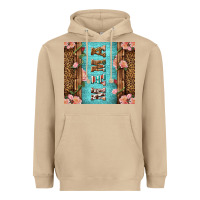 Mushroom Western Mama Pink Roses Heavyweight Hoodie - LillyAllenDesigns