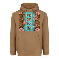 Toasted Coconut Western Mama Pink Roses Heavyweight Hoodie - LillyAllenDesigns