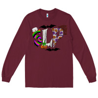 Burgundy slp Long Sleeve Tee - CowhideDigitalArt