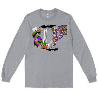 Heather Grey slp Long Sleeve Tee - CowhideDigitalArt