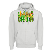 Dove Grey lucky charm Zipper Hoodie - Artiststas