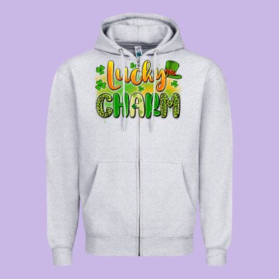 Lucky Charm Zipper Hoodie Designed By Artiststas