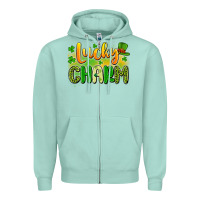 Seafoam lucky charm Zipper Hoodie - Artiststas