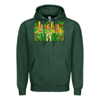 Sports Green lucky charm Zipper Hoodie - Artiststas