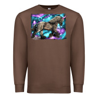 Chestnut black unicorn Premium Sweatshirt - LillyAllenDesigns