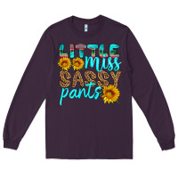 Plum little miss sassy pants Long Sleeve Tee - HRA Design Shop