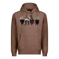Chestnut grey christmas afro gnomies Premium Hoodie - MaliasSmallBusiness