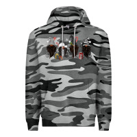 Slate Camo grey christmas afro gnomies Premium Hoodie - MaliasSmallBusiness