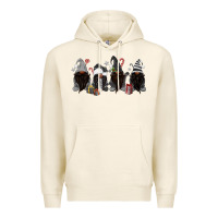 Tofu grey christmas afro gnomies Premium Hoodie - MaliasSmallBusiness