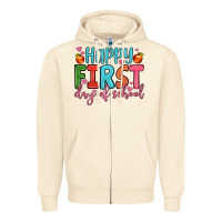 Sandshell happy first day of school Zipper Hoodie - JahusDesignShop