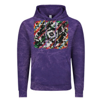 Cloud Purple cowhide and serape background Vintage Hoodie - RanaPortraitStore