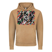 Vintage Camel cowhide and serape background Vintage Hoodie - RanaPortraitStore