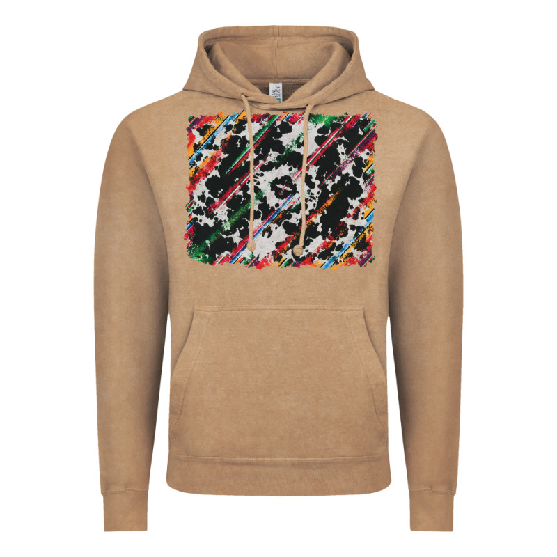 Cowhide And Serape Background Vintage Hoodie by RanaPortraitStore | Teevron