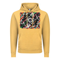 Vintage Mustard cowhide and serape background Vintage Hoodie - RanaPortraitStore