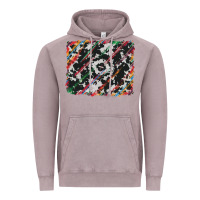 Vintage Zinc cowhide and serape background Vintage Hoodie - RanaPortraitStore