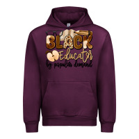 Mauve Wine black educator by popular demand Urban Hoodie - Artiststas