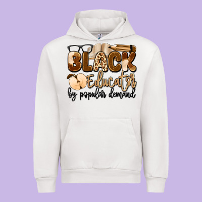 Black Educator By Popular Demand Urban Hoodie Designed By Artiststas