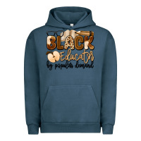 Pigment Midnight Navy black educator by popular demand Urban Hoodie - Artiststas