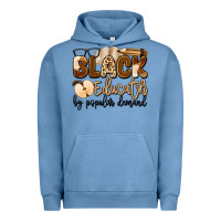 Pigment Pebble Blue black educator by popular demand Urban Hoodie - Artiststas