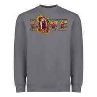 Storm Love Lady Of Guadalupe Heavyweight Sweatshirt - RanaPortraitStore