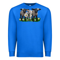 True Royal baby sheeps with daisies Premium Sweatshirt - LillyAllenDesigns