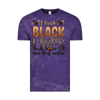 Cloud Purple i teach black lives and they matter Vintage Tee - Zillion Design Studio