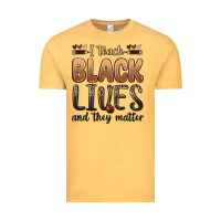 Vintage Mustard i teach black lives and they matter Vintage Tee - Zillion Design Studio