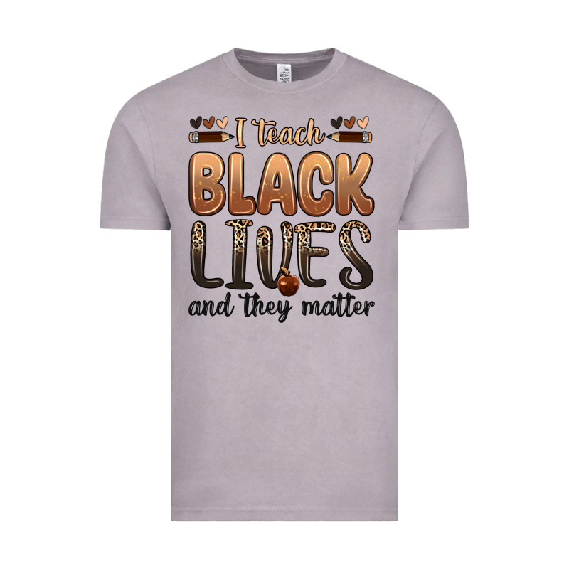 I Teach Black Lives And They Matter Vintage Tee by Zillion Design Studio | Teevron