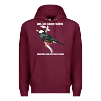 Burgundy western ground parrot rare wild and west australian Premium Hoodie - Bettercallsaul