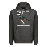Charcoal Heather western ground parrot rare wild and west australian Premium Hoodie - Bettercallsaul