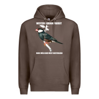 Coffee western ground parrot rare wild and west australian Premium Hoodie - Bettercallsaul
