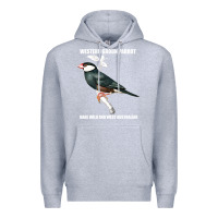 Heather Grey western ground parrot rare wild and west australian Premium Hoodie - Bettercallsaul