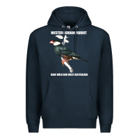 Navy western ground parrot rare wild and west australian Premium Hoodie - Bettercallsaul