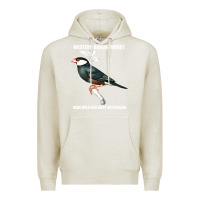 Oatmeal Heather western ground parrot rare wild and west australian Premium Hoodie - Bettercallsaul