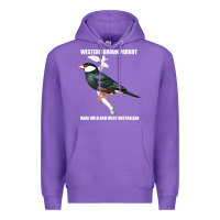 Purple western ground parrot rare wild and west australian Premium Hoodie - Bettercallsaul