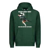 Sports Green western ground parrot rare wild and west australian Premium Hoodie - Bettercallsaul
