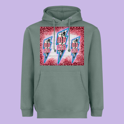 Western Mama Heavyweight Hoodie Designed By Barkaloodesign