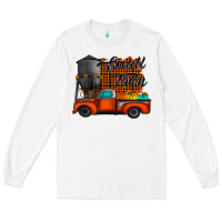 White small town fall Long Sleeve Tee - CowhideDigitalArt