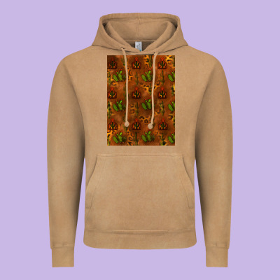 Vintage Hoodie cactus background