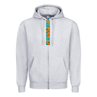 Heather Grey Fall Pumpkin Zipper Hoodie - BundleAndBundleShop