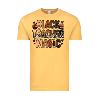 Vintage Mustard black teacher magic Vintage Tee - Zillion Design Studio