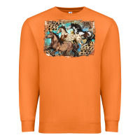 Carrot 3 western horses running free Premium Sweatshirt - LillyAllenDesigns