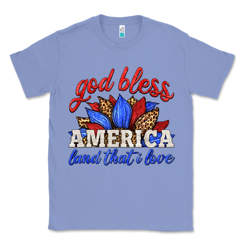 God Bless America Land That I Love Classic Tee by HRA Design Shop | Teevron