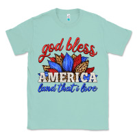 Seafoam god bless america land that i love Classic Tee - HRA Design Shop