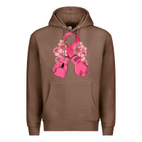 Chestnut breast cancer with boxing gloves Premium Hoodie - MaliasSmallBusiness