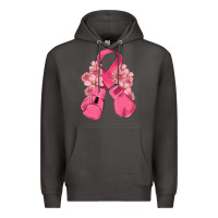 Smoke breast cancer with boxing gloves Premium Hoodie - MaliasSmallBusiness