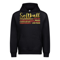 Black softball game day Urban Hoodie - Artiststas