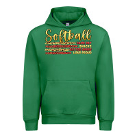 Emerald softball game day Urban Hoodie - Artiststas