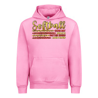 Fuchsia Pink softball game day Urban Hoodie - Artiststas